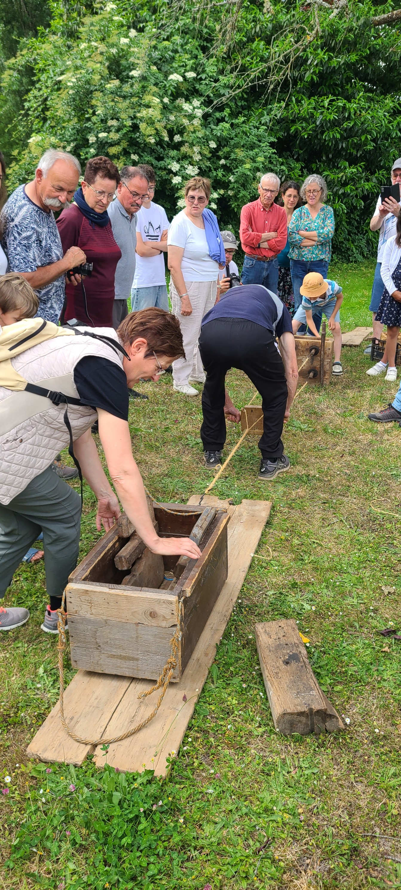 Le tressage d'une corde