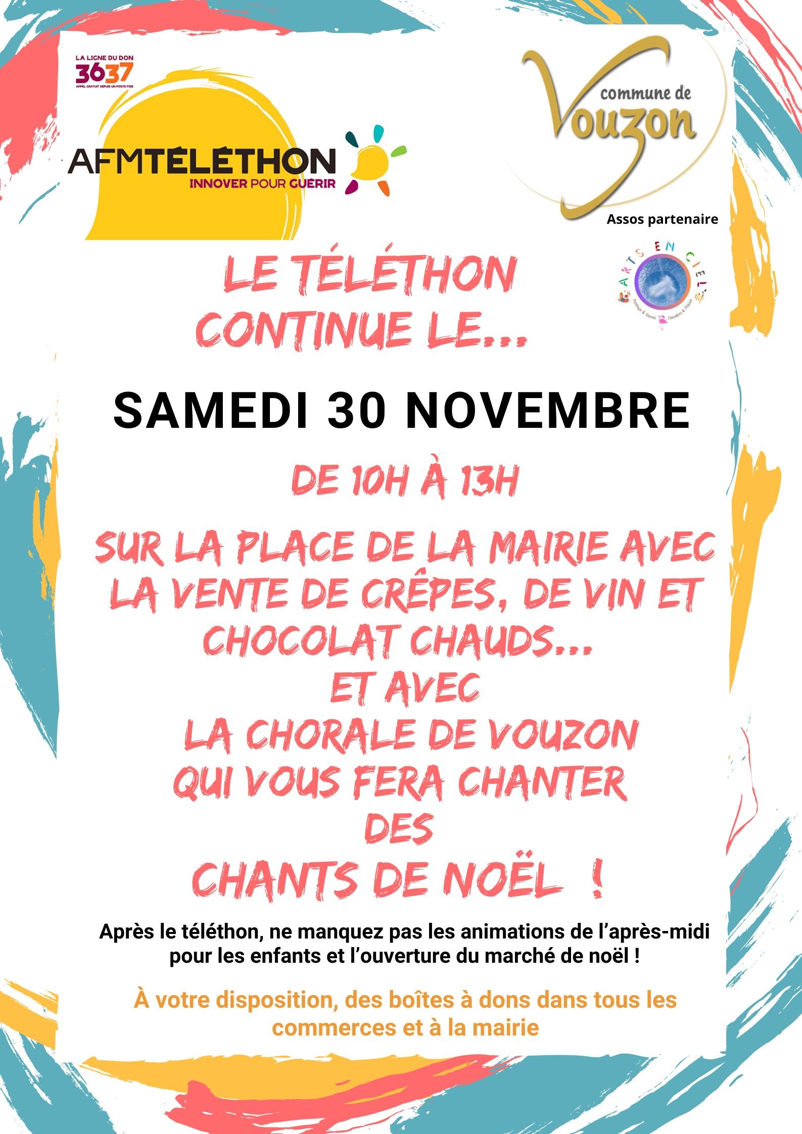affiche téléthon suite samedi 301124